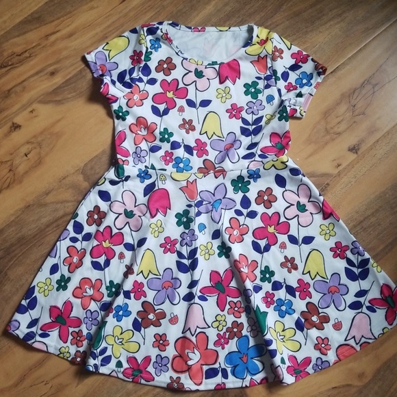 Other - LAST CHANCE!! 🌸5f12🌸 Girl's Floral Skater Dress NWOT